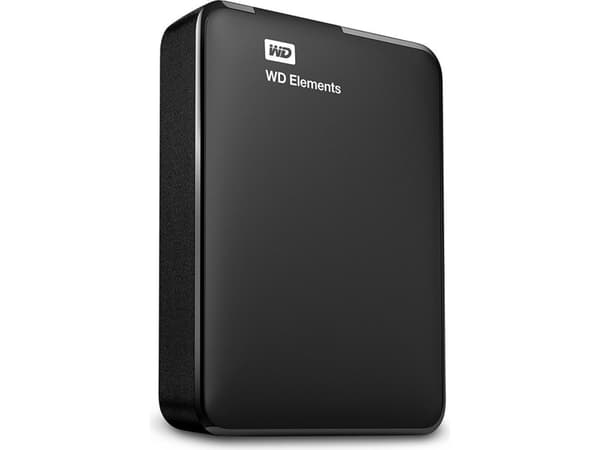 Western Digital Elements Portable, 4 TB, 2.5", 3.2 Gen 1 (3.1 Gen 1), Svart