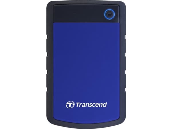 Transcend 2TB StoreJet 25H3, 2 TB, 2.5", 3.2 Gen 1 (3.1 Gen 1), Sort, Blå