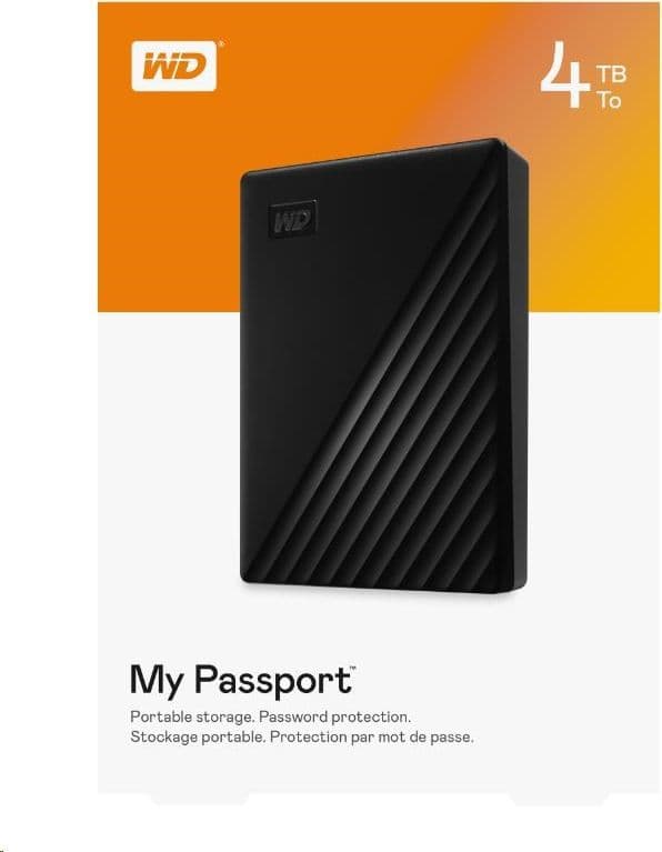 HDD USB3 4TB EXT. 2,5" SVART WDBPKJ0040BBK-WESN WDC