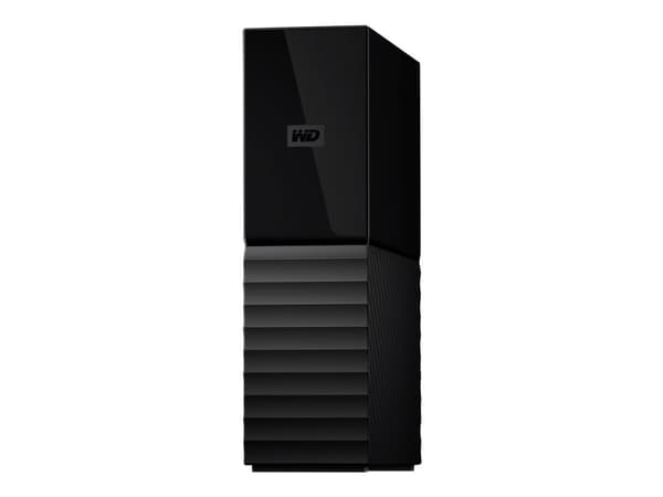 WD My Book WDBBGB0080HBK - Harddisk - kryptert - 8 TB - ekstern (stasjonær) - USB 3.0 - 256-bit AES - svart