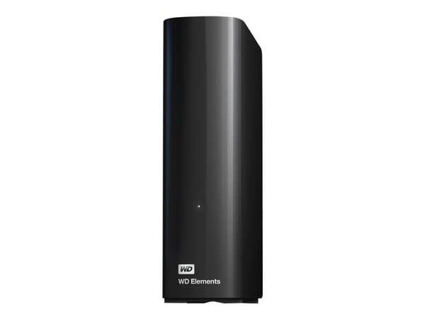 WD Elements Desktop WDBWLG0160HBK - Harddisk - 16 TB - ekstern (stasjonær) - USB 3.0 - svart