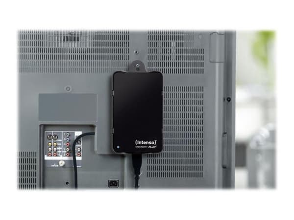 Intenso MEMORY PLAY - Hårddisk - 2 TB - extern (bärbar) - 2,5" - USB 3.0 - 5400 rpm - buffert: 8 MB - svart