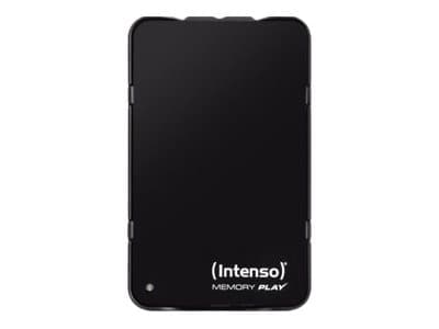 Intenso MEMORY PLAY - Hårddisk - 2 TB - extern (bärbar) - 2,5" - USB 3.0 - 5400 rpm - buffert: 8 MB - svart