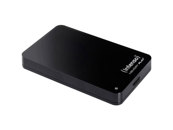 Intenso MEMORY PLAY - Hårddisk - 2 TB - extern (bärbar) - 2,5" - USB 3.0 - 5400 rpm - buffert: 8 MB - svart