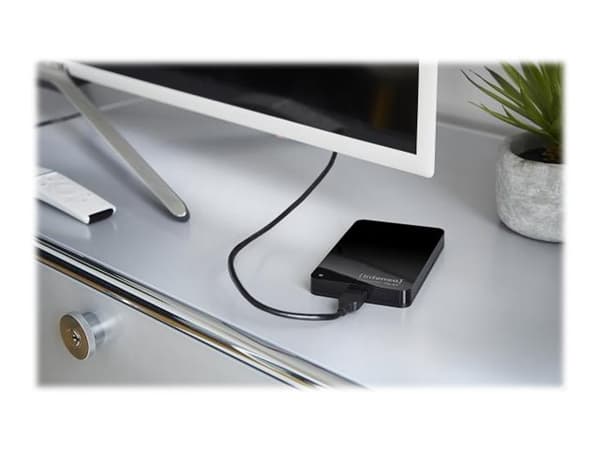 Intenso MEMORY PLAY - Hårddisk - 2 TB - extern (bärbar) - 2,5" - USB 3.0 - 5400 rpm - buffert: 8 MB - svart