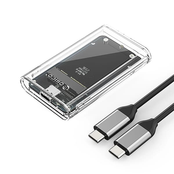 Orico Diskkassett MSATA USB-C 3.2 5Gb/s TC10-MS - Transparent
