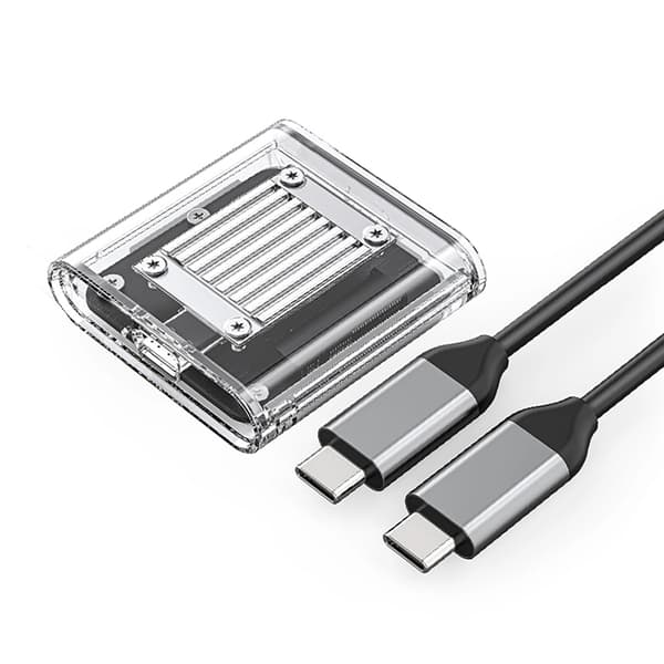 Orico Disk Caddy M.2 NVME USB-C 3.2 - Transparent