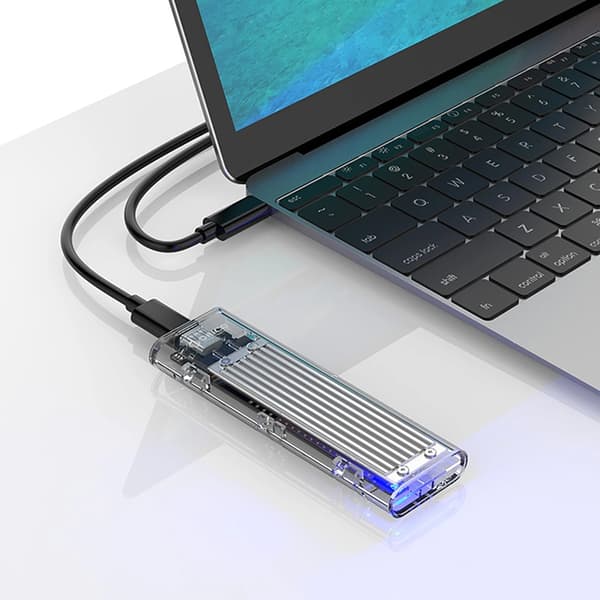 Orico Diskenhet M.2 NVME till USB-C 10Gb/s TCM2-C3 - Grå