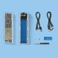 Miniatyrbild 3 av 3: Orico Diskenhet M.2 NVME till USB-C 10Gb/s TCM2-C3 - Blå