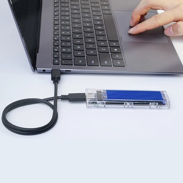 Orico Diskenhet M.2 NVME till USB-C 10Gb/s TCM2-C3 - Blå