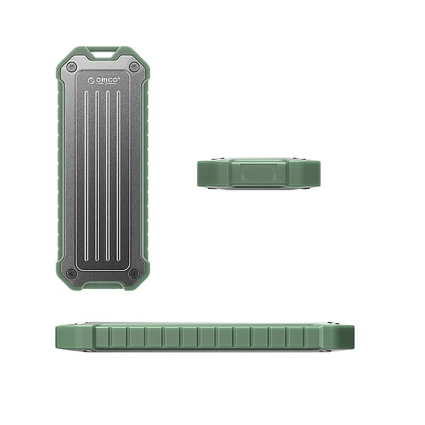 Orico Diskfack M.2 NVMe/SATA SSD USB-C 3.2 - Grön