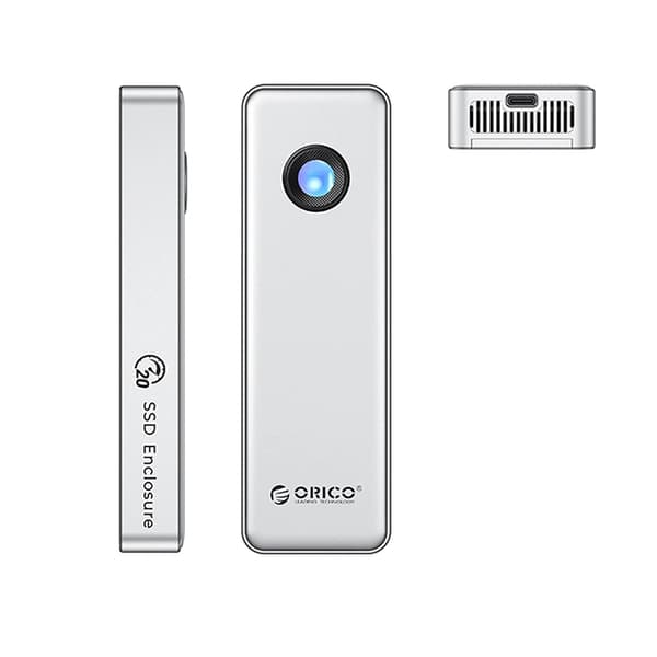 Orico Diskenhet M.2 NVME USB-C 3.2 20Gb/s OUM2-G20 - Silver