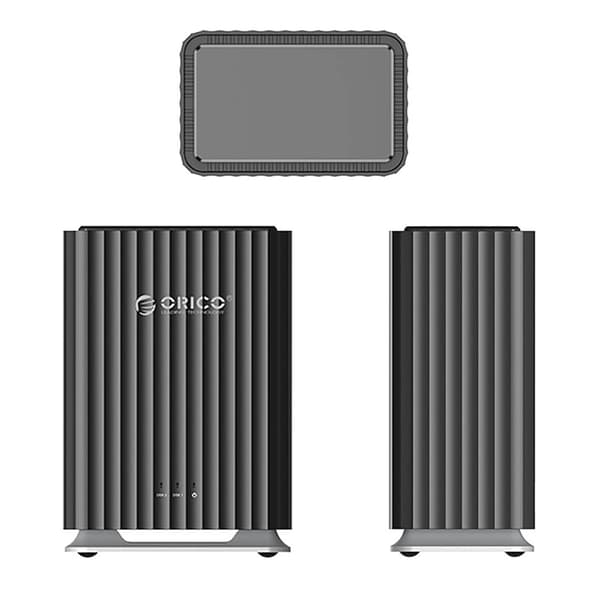 Orico Dual-Big DAS-lösning 2x2.5" HDD/SSD, 3.5" HDD - Svart