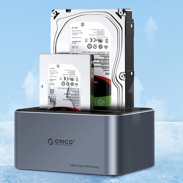 Orico 5-Diskdockningsstation 2.5"/3.5" SATA HDD/SSD