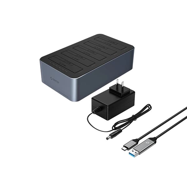 Orico 5-Diskdockningsstation 2.5"/3.5" SATA HDD/SSD