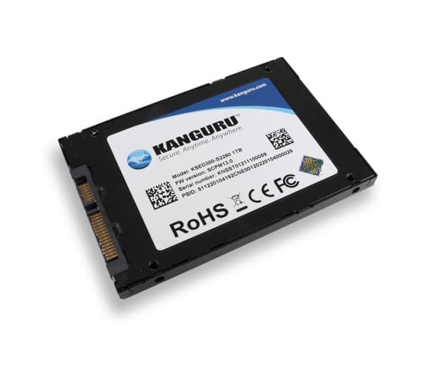 iStorage Kanguru Defender - SSD - verschlüsselt - 500GB - intern - 2,5" (6,4 cm) - SATA 6Gb/s - 256-Bit-AES, FIPS 140-2 Level 2, FIPS 197 - TCG Opal