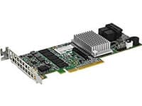 Supermicro AOC-S3108L-H8IR-16DD - Tallennusohjain (RAID) - 8-kanavainen - SATA 6Gb/s / SAS 12Gb/s - matala profiili - RAID 0, 1, 5, 6, 10, 50, 60 - P