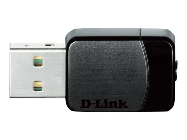 D-Link Wireless AC DWA-171 - Verkkosovitin - USB 2.0 - 802.11ac