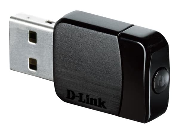 D-Link Wireless AC DWA-171 - Verkkosovitin - USB 2.0 - 802.11ac