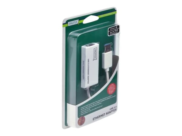 DIGITUS DN-3023 - Nätverksadapter - USB 3.0 - Gigabit Ethernet