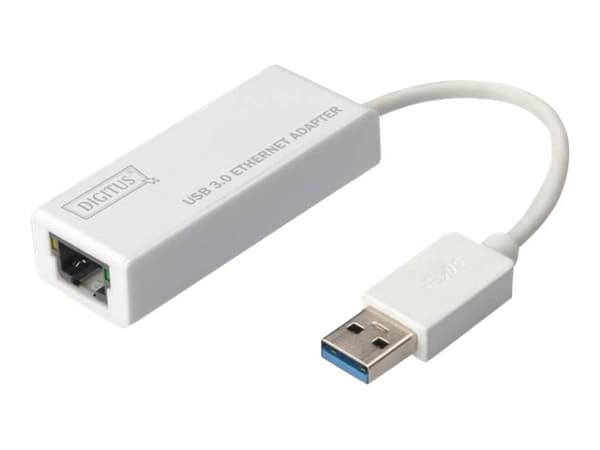 DIGITUS DN-3023 - Nettverksadapter - USB 3.0 - Gigabit Ethernet Hvit