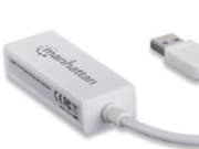 Manhattan 506731, USB A, RJ-45, Hane/Hona, Vit