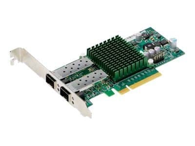 Supermicro AOC-STGN-i2S - Nettverksadapter - PCIe 2.0 x8 lavprofil - 10 GigE - 2 porter - for SuperServer 5086B-TRF