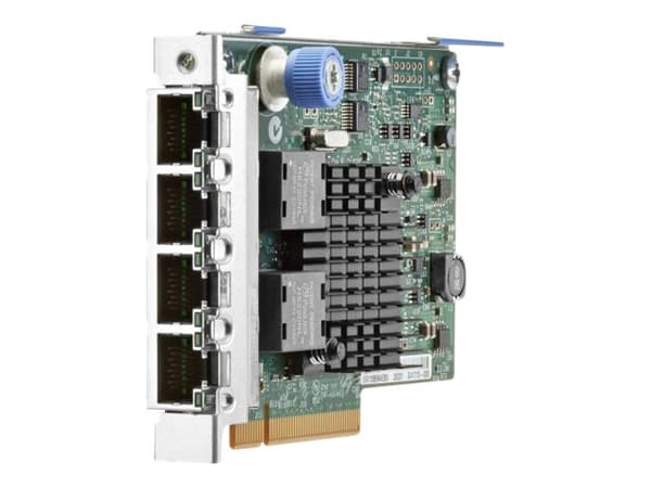 HPE 366FLR - Nätverksadapter - PCIe 2.1 x4 - Gigabit Ethernet x 4 - för ProLiant DL360 Gen10, DL388p Gen8