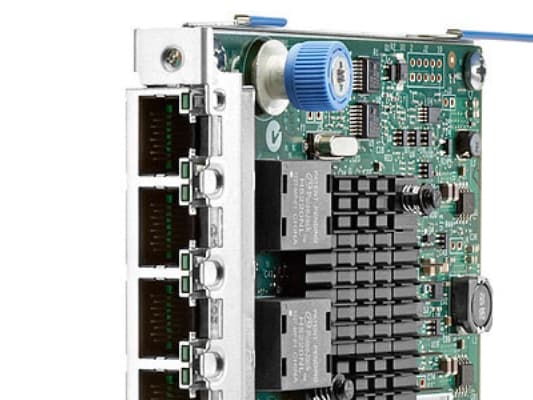 HPE 366FLR - Nätverksadapter - PCIe 2.1 x4 - Gigabit Ethernet x 4 - för ProLiant DL360 Gen10, DL388p Gen8