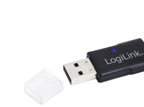 LogiLink WLAN WL0086A, Trådlös, USB, WLAN, 300 Mbit/s, Svart