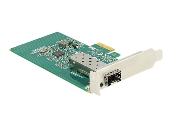 Delock PCI Express Card > 1 x SFP Slot Gigabit LAN - Nätverksadapter - PCIe låg profil - Gigabit SFP x 1