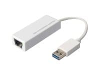 MicroConnect - Nettverksadapter - USB 3.0 - Gigabit Ethernet Hvit