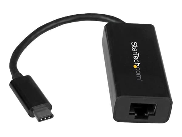 StarTech.com ​​USB-C till Gigabit Ethernet-adapter - Svart​ Svart
