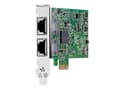 Miniatyrbild 4 av 5: HPE 332T - Nätverksadapter - PCIe 2.0 låg profil - Gigabit Ethernet x 2 - för ProLiant DL360e Gen8, DL360p Gen8, DL385p Gen8, ML350e Gen8, ML350p Gen