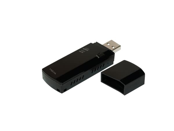 LogiLink WL0225, Trådløs, USB, WLAN, Wi-Fi 5 (802.11ac), 433 Mbit/s, Sort Sort