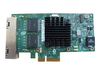 Intel I350 QP - Nettverksadapter - PCIe - Gigabit Ethernet x 4 - for PowerEdge C6220, R220, R320, R420, R820, R920, T130, T320, T330, T420; PowerVaul