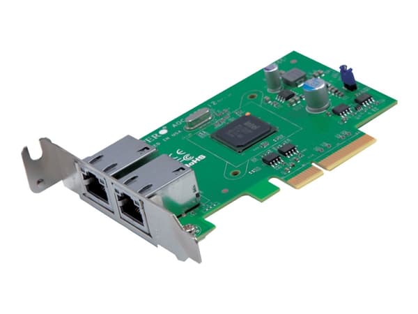 Supermicro AOC-SGP-i2 - Nettverksadapter - PCIe 2.1 x4 lav profil - Gigabit Ethernet x 2