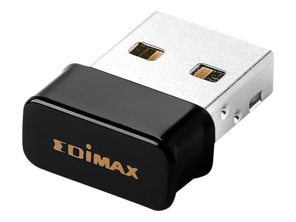 Edimax EW-7611ULB 2-in-1 N150 Wi-Fi & Bluetooth 4.0 Nano USB Adapter - Nätverksadapter - USB 2.0 - 802.11b/g/n, Bluetooth 3.0 HS, Bluetooth 4.0