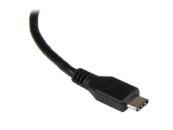 StarTech.com USB-C till Gigabit-nätverksadapter med extra USB-port - Svart - Nätverksadapter - USB-C - Gigabit Ethernet + USB 3.1 Gen 2 - svart