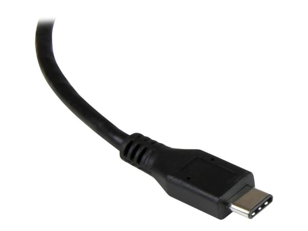 StarTech.com USB-C till Gigabit-nätverksadapter med extra USB-port - Svart - Nätverksadapter - USB-C - Gigabit Ethernet + USB 3.1 Gen 2 - svart