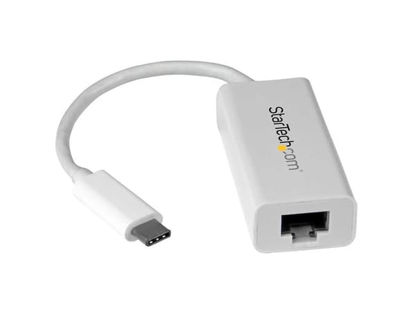 StarTech.com USB-C till Gigabit-nätverksadapter - USB 3.1 Gen 1 (5 Gbps) - vit