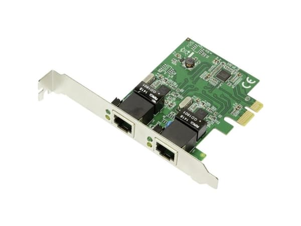 LogiLink PC0075, Sisäinen, Langallinen, PCI Express, Ethernet, 1000 Mbit/s, Vihreä