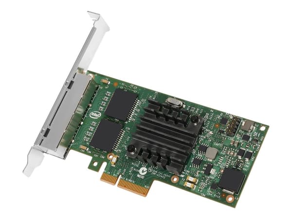 Intel Ethernet Server Adapter I350-T4 - Nettverksadapter - PCIe 2.1 x4 lav profil - Gigabit Ethernet x 4