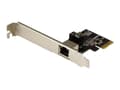 Miniatyrbild 2 av 5: StarTech.com Gigabit Ethernet Nätverkskort med 1 port - PCI Express, Intel I210 NIC - Nätverksadapter - PCIe låg profil - 1GbE - 1000Base-T - svart
