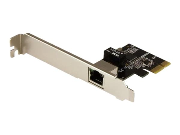 StarTech.com Gigabit Ethernet Nätverkskort med 1 port - PCI Express, Intel I210 NIC - Nätverksadapter - PCIe låg profil - 1GbE - 1000Base-T - svart