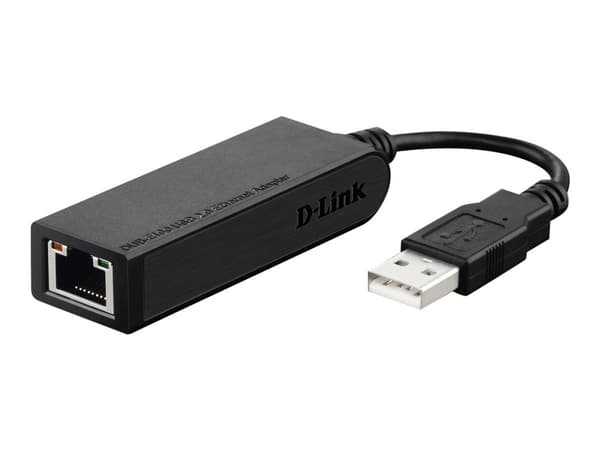 D-Link DUB-E100 - Nettverksadapter - USB 2.0 - 10/100 Ethernet Sort