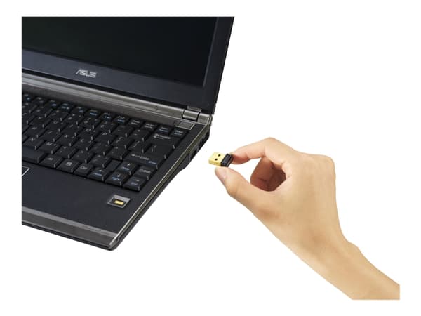 ASUS USB-N10 NANO - Nätverksadapter - USB 2.0 - 802.11b/g/n