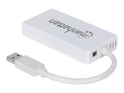 Manhattan 507578, USB 3.2 Gen 1 (3.1 Gen 1) Typ-A, IEEE 802.1Q, IEEE 802.1p, IEEE 802.3, IEEE 802.3ab, IEEE 802.3az, IEEE 802.3u, Hvid, RJ-45, USB 3.