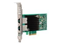 Intel Ethernet Converged Network Adapter X550-T2 - Nätverksadapter - PCIe 3.0 x4 låg profil - 10Gb Ethernet x 2 Svart, Grön