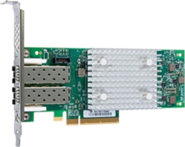 QLogic QLE2692 - Vertbussadapter - PCIe 3.0 x8 lav profil - 16Gb Fibre Channel x 2 - for PRIMERGY CX2560 M5, RX2520 M5, RX2530 M5, RX2530 M6, RX2540
